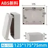 Caja de Conexiones Impermeable Caja de Terminales de Plástico Botón de Encendido Montado en Superficie para Exteriores Apertura de Procesamiento Caja Especial para Cableado de Exterior