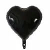 Globo de aluminio de color sólido con forma de corazón de melocotón de 18 pulgadas decoración de fiesta de boda decoración globo de papel de aluminio con forma de corazón de melocotón venta al por mayor