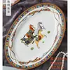 Jingdezhen Cerámica Vajilla Aima Cuenco Flor Plato Plato Hueso Porcelana Juego Hogareño Cuenco Arroz Cuenco Sopa Plato Vajilla Plato Comida Occidental