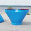Ventilador de Túnel para Mineração com Desviador de Ar de 800mm Desviador Automático de Fluxo de Ar Ventilação de Parede Anti-Retorno Duto de Ar de Ferro
