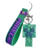 Colgante de Mochila de Minecraft Llavero de Bloque de Construcción Pequeño Accesorio de Dibujos Animados DIY Llavero de Coche de Goma Suave de PVC Moderno