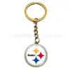 Oferta Especial para Time Transfronteiriço de Futebol Americano NFL Keychain Time Gema Pingente de Bolsa Carro Retro Cobre