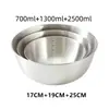 Tazón Salah de Acero Inoxidable Engrosado Estilo Japonés Tazón para Cocinar Tazón con Escala para Hogar Tazón para Mezclar y Tazón Tazón para Batir Huevos Tazón para Hornear