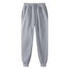 Pantalones de color liso al por mayor de fábrica, moda europea y americana, marca hip-hop para hombre y mujer, nuevos para otoño e invierno, pantalones deportivos casuales holgados con forro polar