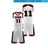 Verão Novo Basquete Terno Terno Masculino Respirável Colete Estampado Terno Esportivo Treinamento Jersey Competição Terno Verão