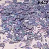 Peças de concha de abalone natural ultra-finas coloridas de alta qualidade para atacado para decorações de nail art DIY feitas à mão peças de madrepérola com inlay
