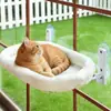 Nova Rede Dobrável para Gatos de Varanda com Ventosas Fortes para Gatos, Rede para Pendurar na Janela para Gatos Grandes, Cama para Gatos