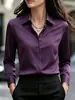 Nova Camisa Branca Feminina 2026, Moda Feminina de Verão Minimalista Versátil de Manga Longa Transfronteiriça Europeia e Americana Camisa Solta Atacado