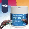 Polvo de aminoácidos, vitaminas, sabor a fruta, con D3, minerales y calcio para reptiles
