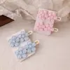 Grampo de cabelo romântico de flor de cerejeira rosa doce de alta qualidade para meninas, flor para cabelo quebrado, franja, grampo lateral, joias atacado