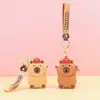 Capibara Silicona Billetera para Monedas Llavero Colgante Dibujos Animados Mini Bolsita de Almacenamiento Colgante para Mochila Bolsa para Auriculares Venta al por Mayor
