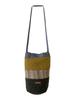 Estilo Nuevo de Invierno Bolso Cubo Estilo Granja Moda Costura de Felpa Color de Contraste Bolso Barril Gran Capacidad Bolso de Hombro Cruzado para Mujer