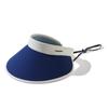 Ziyi Chapéu de guarda-sol vazio Waffle UPF50 Proteção solar Proteção UV Viagem ao ar livre Big Brim Empty Top Hat
