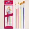 Pincel de Mango Rojo con Cerdas de Nylon para Pintura al Óleo, Gouache, Acrílico, Pincel de Madera al por Mayor