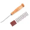 Venta al por mayor de fábrica 304 cuchillo para cortar pan mango de madera forma de arco cuchillo para trinchar herramienta de horneado cuchillo para cortar masa corte de pan francés europeo