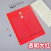 Bolsa para Archivos Transparente Atada con Cuerda A4 Engrosada Gran Capacidad Tridimensional Bolsa para Documentos Impermeable Envuelta en Alambre Bolsa para Archivos de Oficina