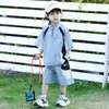 Ropa para Niños Traje de Verano para Niños 2026 Nuevo Estilo Coreano Conjunto Deportivo Fresco y Elegante de Dos Piezas para Niños Pequeños y Medianos
