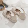 Sapatos Mary Jane Femininos 2026 Verão Novo Estilo Celebridade da Internet Estilo Coreano Fundo Plano Estilo Fada Combinando Sapatos para Saia Bico Fechado Sandálias Femininas