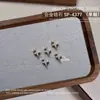 Joyería para Uñas Starburst Aleación Circonita Montón Diamante Alas Colgante Estrella Cuatro Picos Diamante Accesorios Decoraciones para Uñas