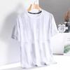 Playera de Secado Rápido para Hombre de Manga Corta Verano Nueva Moda de Marca Cuello Redondo Combinable Top Delgado Camiseta de Media Manga Ropa de Hombre