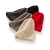 Cachemira Suave y Cera 2025 Otoño e Invierno Nuevo Estilo Unisex Rayas Casual Protección Auditiva Gorro de Pico Moda Gorro de Punto