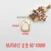 Hebilla Triangular de Metal, Hebilla de Conexión para Bolso de Hombro, Hebilla Decorativa para Traje, Hebilla para Pecho de Aleación de Zinc, Ropa de Baño, Traje de Baño, Accesorios para Equipaje