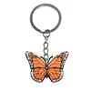 Chaveiro de Borboleta Fofo em PVC em Estoque Chaveiro Atacado Pingente de Mochila Decoração Pingente Presente