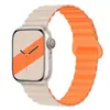 Atacado Adequado para Apple iWatch Pulseira de Relógio Magnética com Padrão Ondulado Pulseira Magnética Única de Silicone Pulseira Loop S10