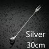 Spot 304 Cuchara de barra larga de hilo fino anti-trigémino japonés cuchara para hielo cuchara de bar cuchara mezcladora de bar