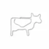 Em estoque atacado clipe de papel de vaca broche criativo de desenho animado material de escritório especial para estudantes pino de animal com formato