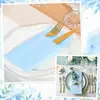 Guardanapos de Linho Azul Claro Personalizáveis com Logo, Talheres Coloridos e Guardanapos de Papel Sem Poeira - Mais Vendidos da Amazon