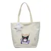 Bolso de Lona Nuevo Estilo Coreano, Bolso Cruzado de Hombro para Estudiantes, Gran Capacidad, Lindo Bolso de Mano para Viajes, Bolso Tote Versátil