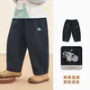 Pantalones Largos de Algodón Puro Tejido Kaka Panda Ropa Infantil Niños Niñas Pantalones Casuales de Otoño Infantiles Ropa de Otoño para Bebé Tendencia