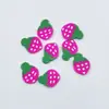 Arcilla Blanda de 20 mm Rodajas de Fruta Grandes Parches de Sandía Fresa Pegamento de Crema Funda para Teléfono Relleno de Resina Slime