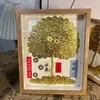 Tiktok Hecho a Mano DIY Árbol de la Fortuna Marco de Fotos Soporte de Exhibición Estilo Celebridad de Internet Moneda de las Ocho Direcciones Árbol de Dinero Regalo de Inauguración