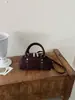Bolsa de boliche transfronteiriça para mulheres, novo estilo 2026, bolsa transversal versátil e requintada, moderna e na moda, perfeita para o dia a dia