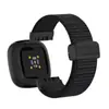 Correa de Reloj de Nailon Fitbit Versa4 Correa con Bucle de Nailon Hebilla Magnética Correa de Repuesto para Reloj Sense2