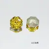 Dongzhou K9 Traga Riqueza e Tesouro Ovo de Pombo de Cristal Dourado Nail Art Diamante Pedra de Açúcar Quadrado Especial Formato Fundo Pontiagudo Coleção de Diamantes Ornamento de Diamante para Unhas