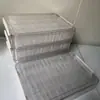 Caja de Almacenamiento Cuadrada Transparente para Cuentas, Caja Organizadora de Cuentas Transparente de Alta Calidad