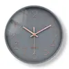 Reloj de Pared Moderno Creativo Simple para el Hogar de 8 pulgadas, Reloj Decorativo Silencioso de Lujo Ligero para Colgar en la Pared, Venta al por Mayor y Dropshipping Transfronterizo