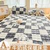 Colchón Acolchado Espeso de Terciopelo de Leche Antideslizante Colchoneta Tatami Cálida y Suave Colchoneta para Cama Exportación a Sudeste Asiático
