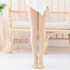 Meias Finas Anti-Bolinhas para Dança Infantil para Prática Primavera, Outono e Verão Meia-Calça Branca Meias com Furos para Dedos Modeladoras de Balé