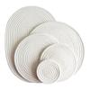 Stock Listo de Fábrica Hogar Cocina Cuerda de Algodón Manteles Individuales para Mesa de Comedor, Posavasos, Tapetes Aislantes de Calor, Posavasos Antiescaldado, Tapetes para Ollas