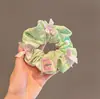 Lazo de Tela Rosa y Blanco a Cuadros para el Cabello 2025 Nueva Diadema Elegante Accesorio Elástico para el Cabello