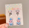 Pinzas para Orejas de Dibujos Animados Zootopia para Niños, Sin Perforación, Sin Dolor, Aretes de Presión para Niñas Pequeñas, Pendientes, Accesorios para Orejas