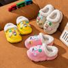 Pantuflas de Algodón para Niños, Cálidas de Invierno para Interior y Exterior, Impermeables y Antideslizantes, Pantuflas de Algodón Removibles para Niños y Niñas
