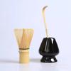 Juego de té estilo japonés traje bambú blanco baibenli té pincel matcha hecho a mano juego de tres piezas bambú morado 80 ceremonia del té al por mayor