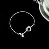 Nueva pulsera de cuentas de amor de campana para niñas línea diseño simple de nicho amor joyería de mano venta al por mayor en vivo