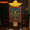 Vila de Xizang Tecido de Algodão Nepalesa Moldura Pigmento Mineral Natural Pintura Sutra do Coração Estátua de Buda Thangka Pintura de Pendurar 1,5m
