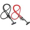 Cordón para teléfono móvil, bandolera de piel sintética redonda, cadena trasera con clip, correa para colgar, llavero, funda para teléfono móvil, cadena de red con junta roja